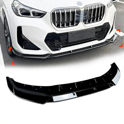 BM X1 U11 Gloss Black 3-Piece Plastic Front Spoiler (23-On) - Type B