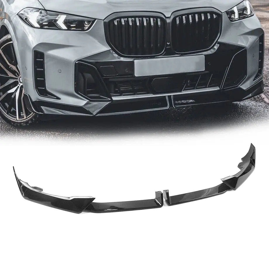 BM X5 G05 LCI (23-On) Facelift 4-Piece Gloss Black Front Spoiler