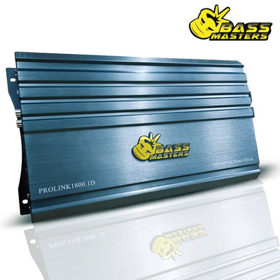 Bass Masters Prolink-1800.1 Black Series Monoblock Amplifier - 18 000W