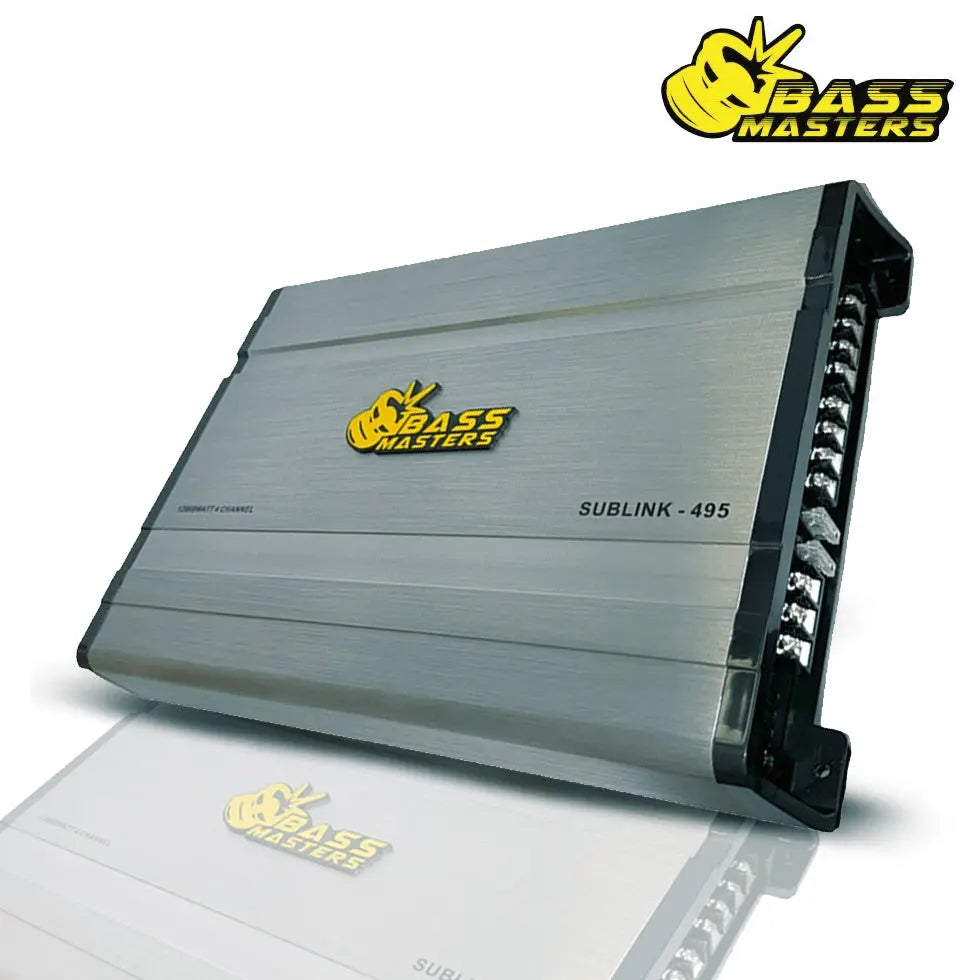 Bass Masters Sublink-495 4-Channel Amplifier - 12 000W