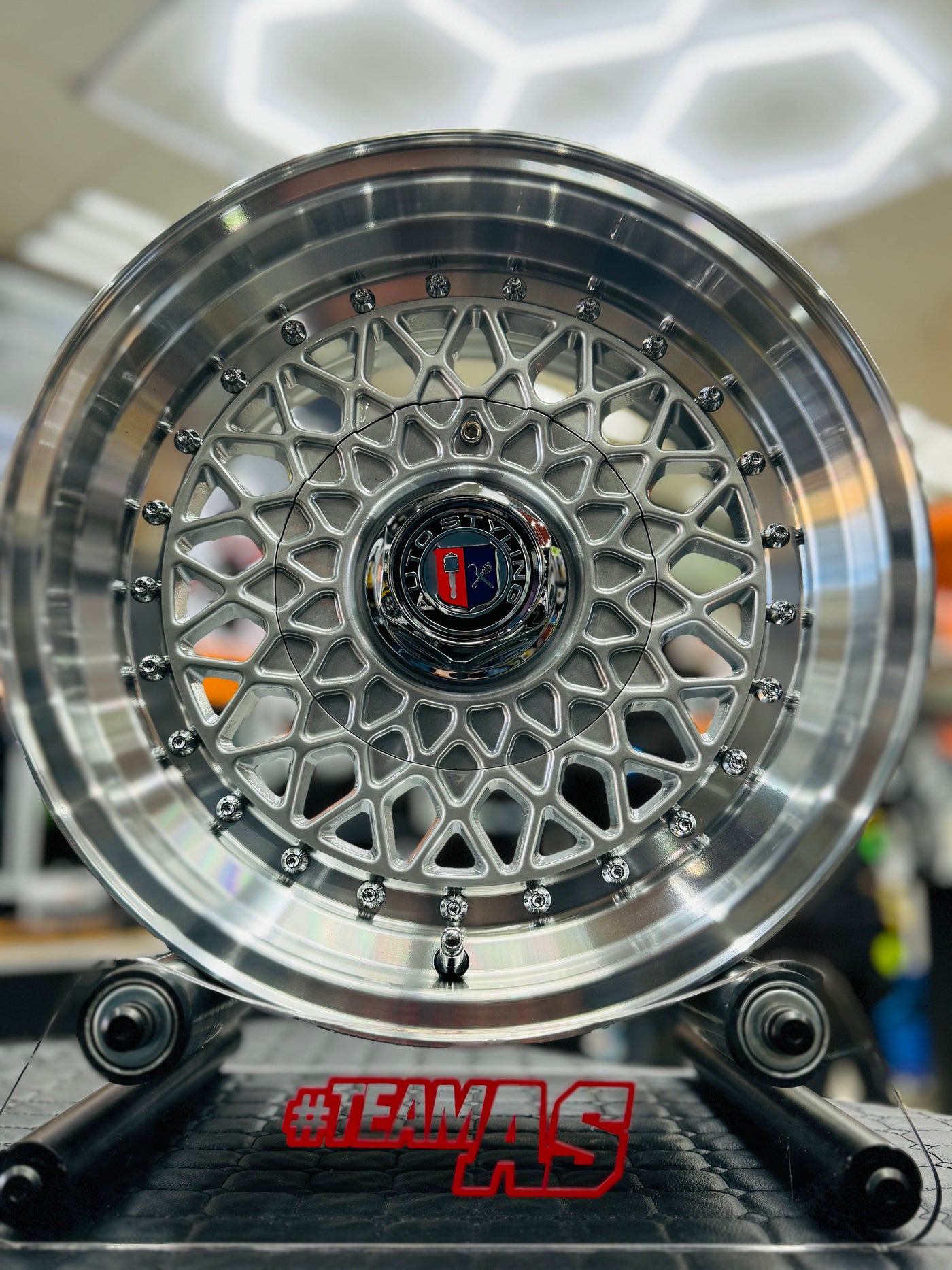 15” AS- 7537 BBS 4/100 & 4/114 SILVER  WHEELS