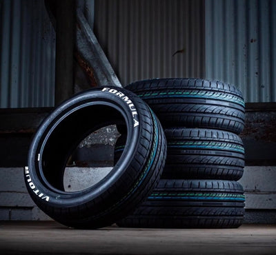 195/50/15 VITOUR WHITE LETTERS