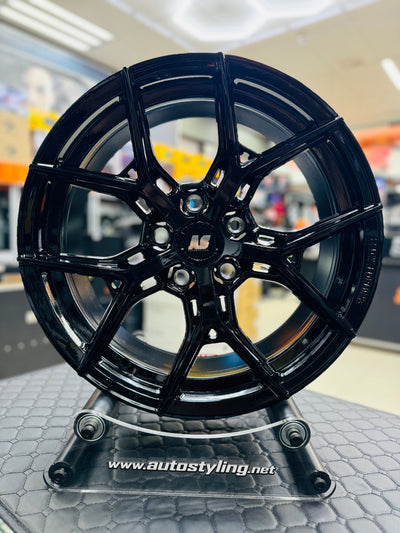 17” AS- GT180  GLOSS BLACK 5/114 PCD