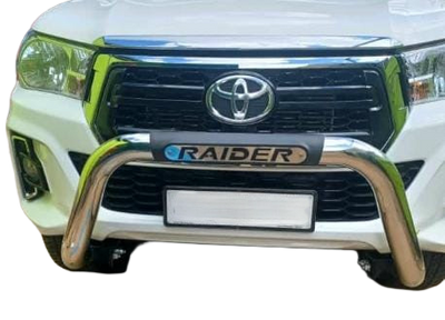 TOYOTA HILUX  2016+ NUDGE BAR CHROME PDC FRIENDLY