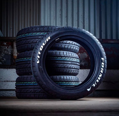 195/50/15 VITOUR WHITE LETTERS