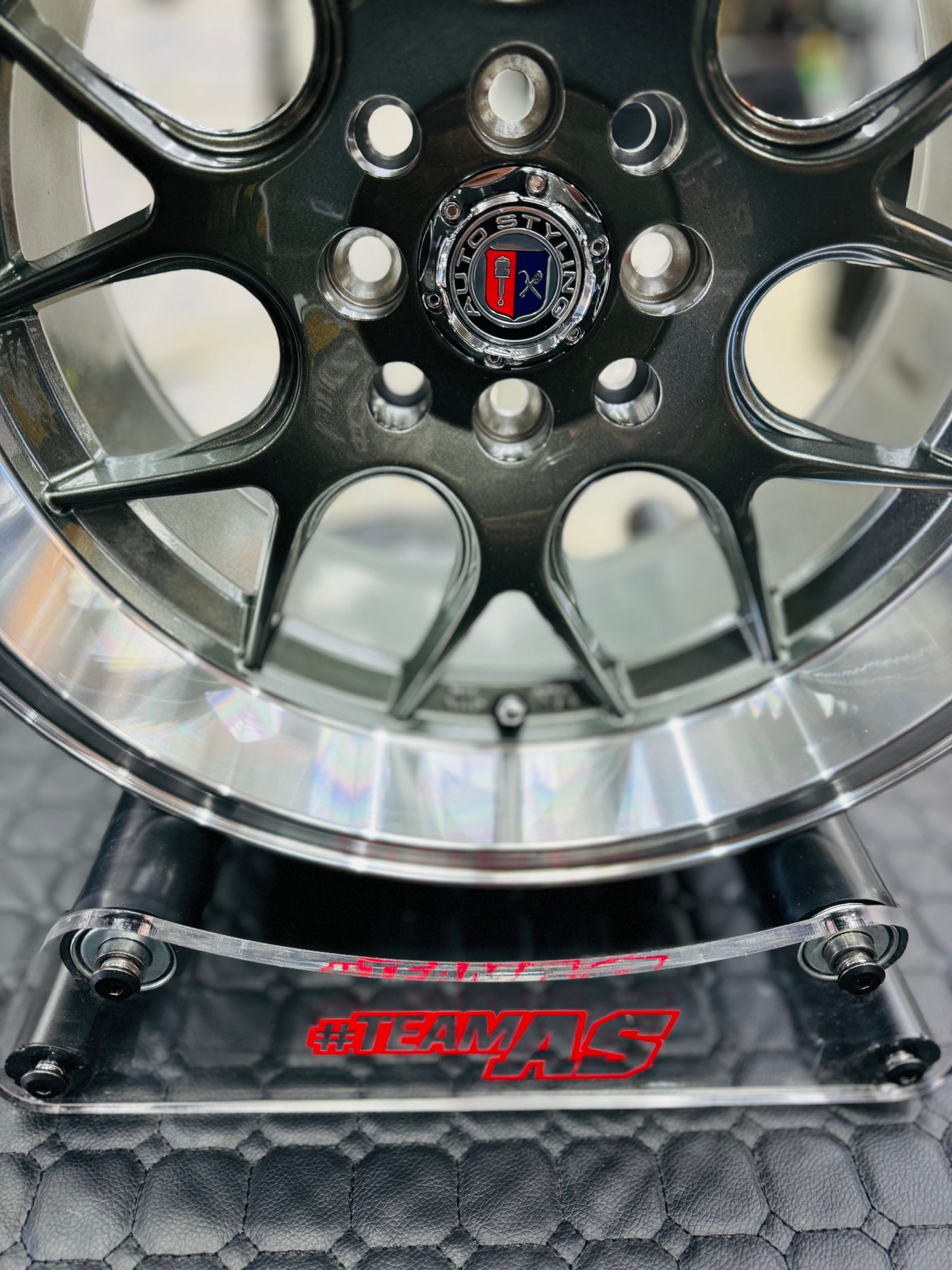 15” AS- 7648  4/100 4/114  gunmetal wheels