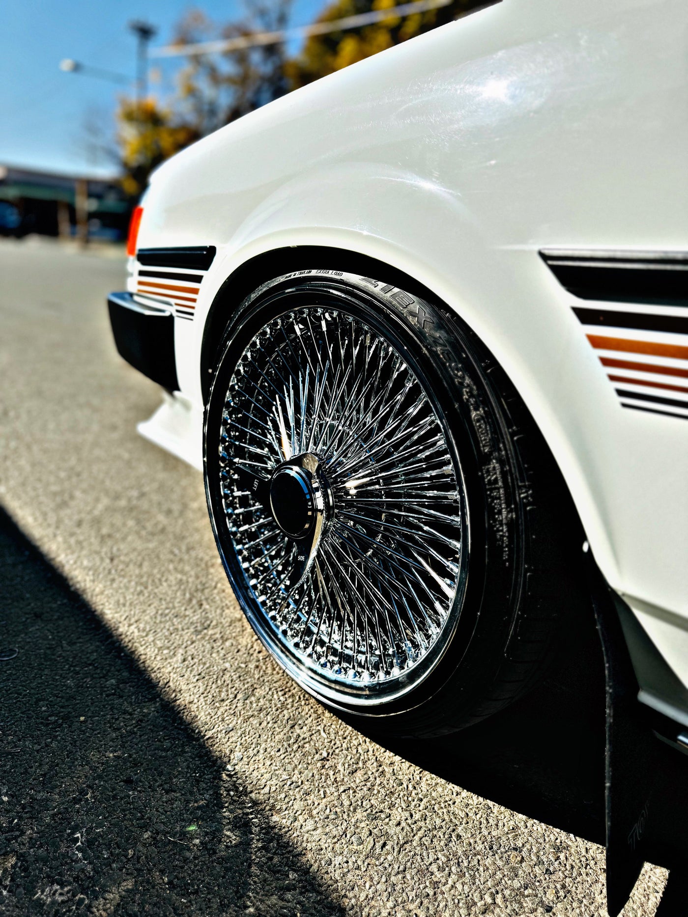 17” AS - 1000 SPOKE WIRE WHEEL FITS ALL CARS