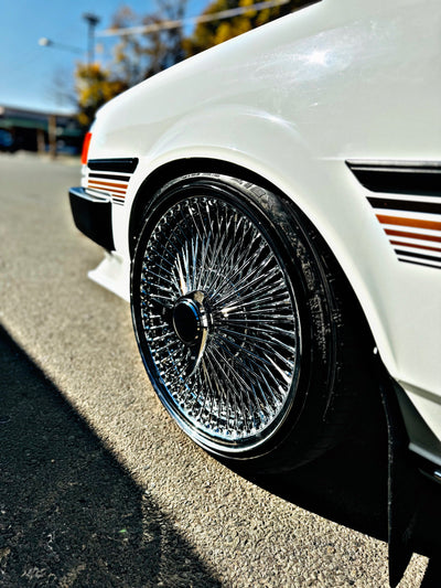 17” AS - 1000 SPOKE WIRE WHEEL FITS ALL CARS