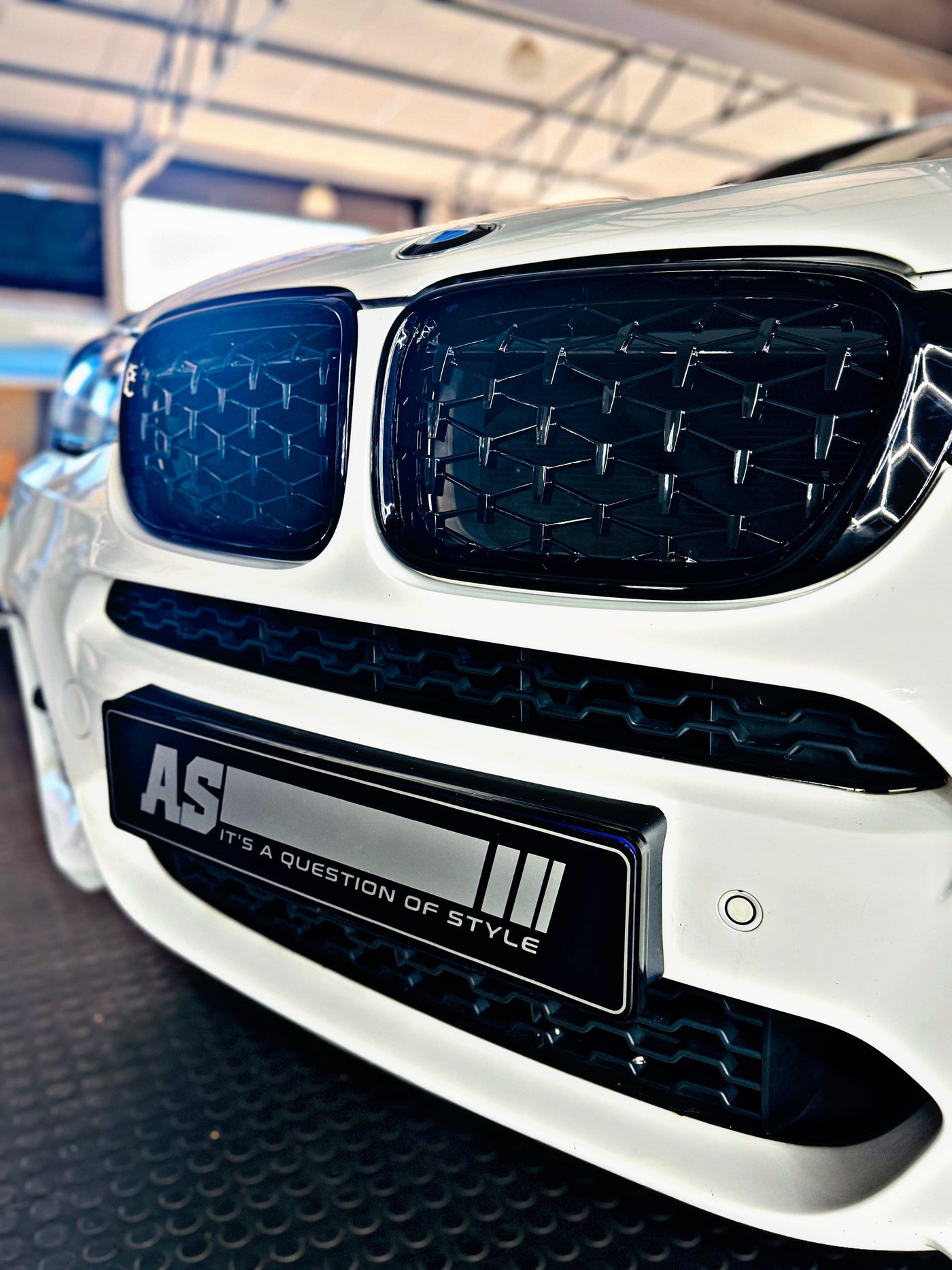 BMW F25 F26 X3 x4 2013-2017 DIAMOND GRILL GLOSS BLACK
