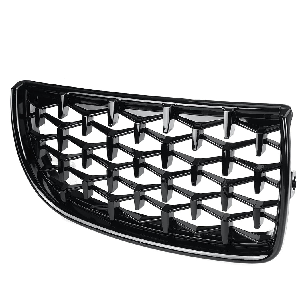 MILLION STAR KIDNEY GRILLS SUITABLE FOR BMW E90 09-12 GLOSS BLAC