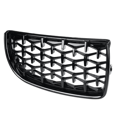 MILLION STAR KIDNEY GRILLS SUITABLE FOR BMW E90 09-12 GLOSS BLAC