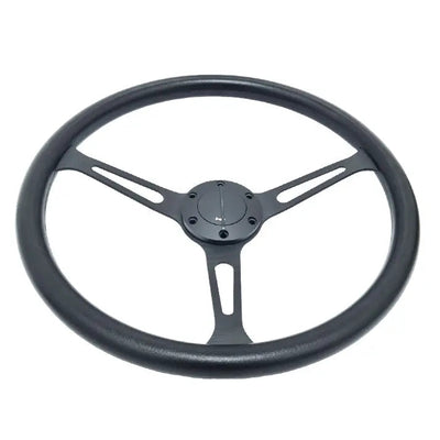 Classic 3-Spoke Racing Style Steering Wheel (380mm)