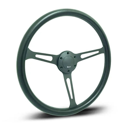 Classic 3-Spoke Racing Style Steering Wheel (380mm)