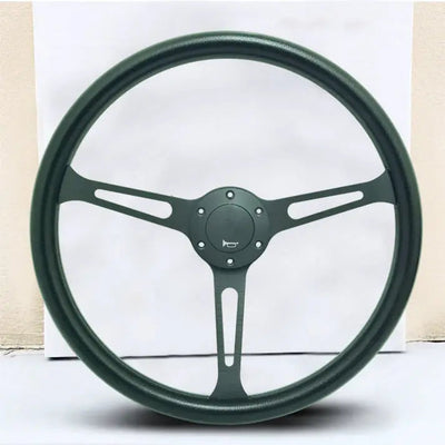 Classic 3-Spoke Racing Style Steering Wheel (380mm)