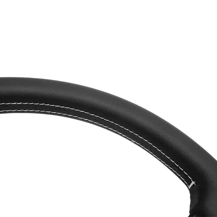Classic Racing Style Leather Steering Wheel (350mm)