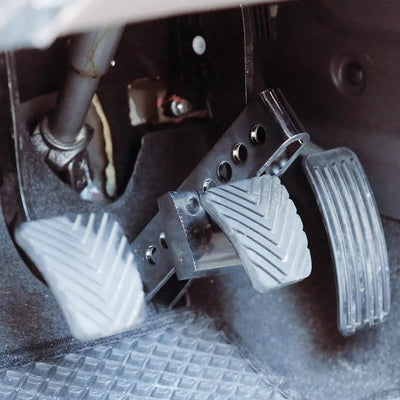 Universal Anti-Theft Stainless Steel Brake / Clutch Foot Pedal Lock Kit