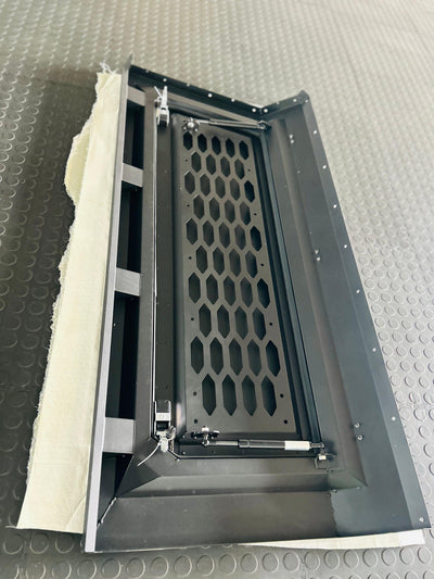 TOYOTA HILUX 2016+ BLACK STEEL CANOPY