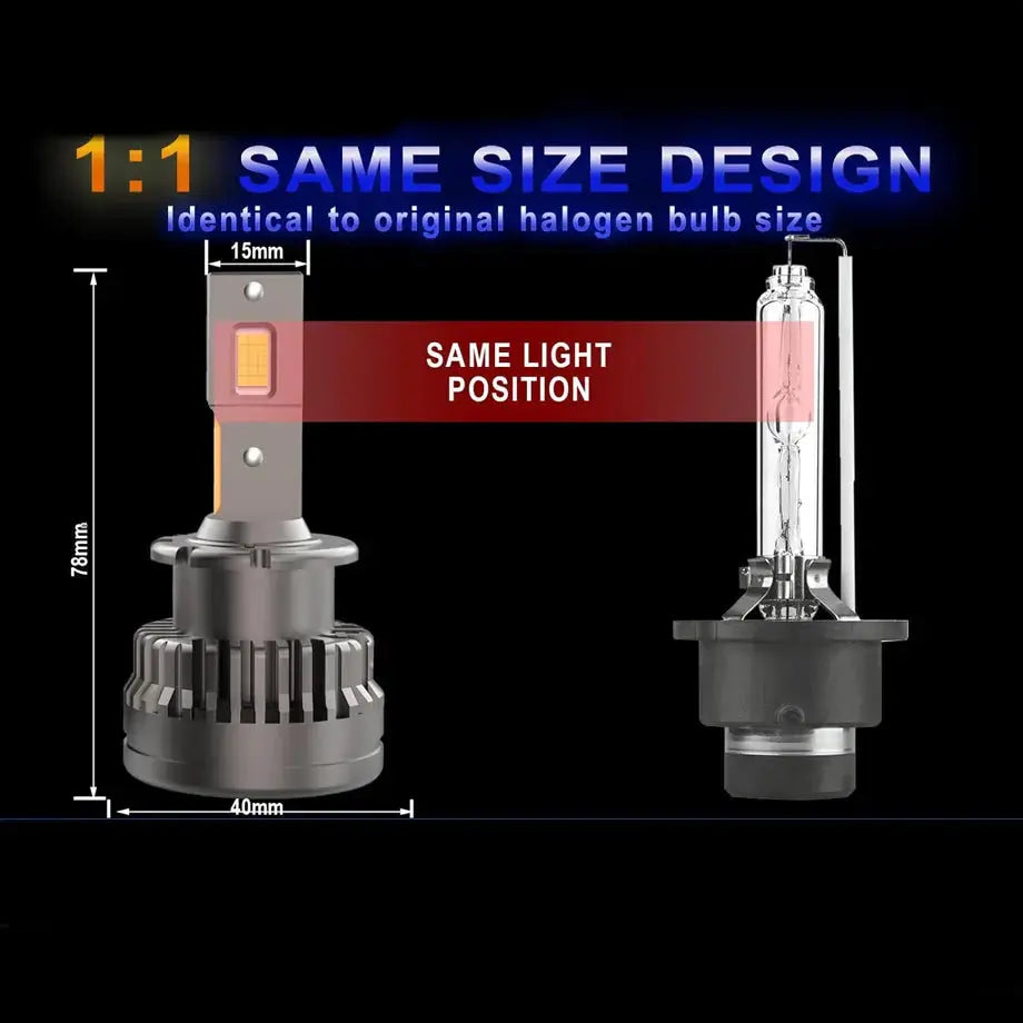 D4S D-Series Xenon To LED Conversion Bulbs (Pair)