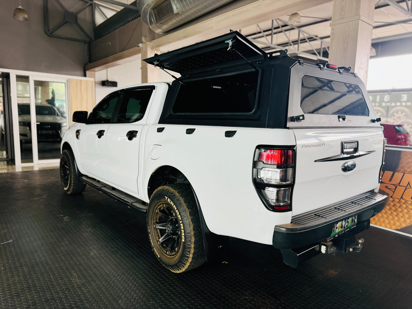 FORD RANGER T7 BLACK STEEL CANOPY
