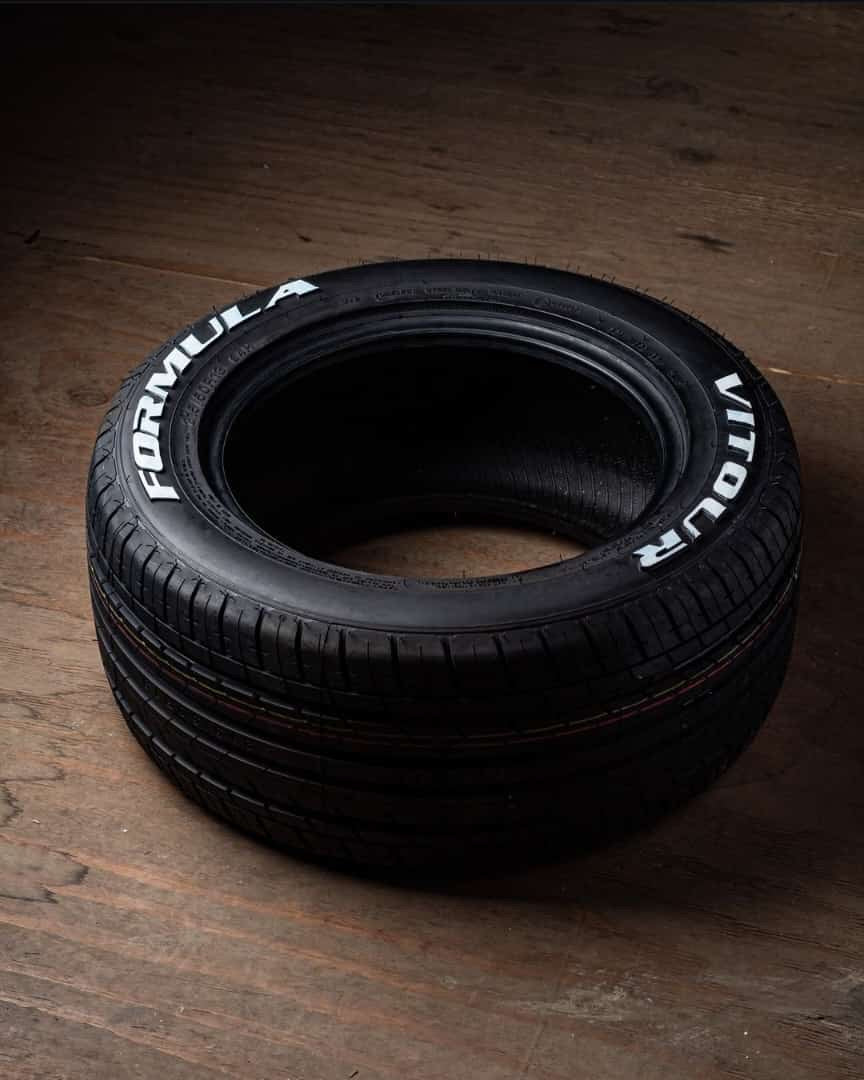 235/50/13 VITOUR FORMULA TYRE WHITE LETTERS