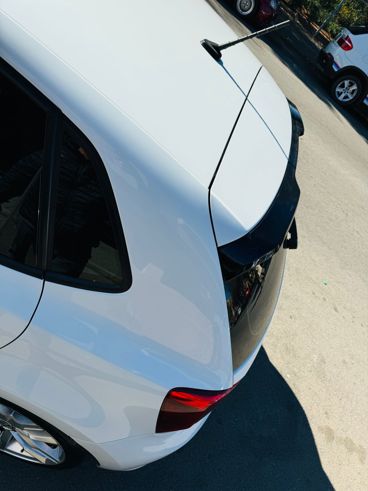 POLO 6 GTI STYLE ADD ON SPOILER GLOSS BLACK