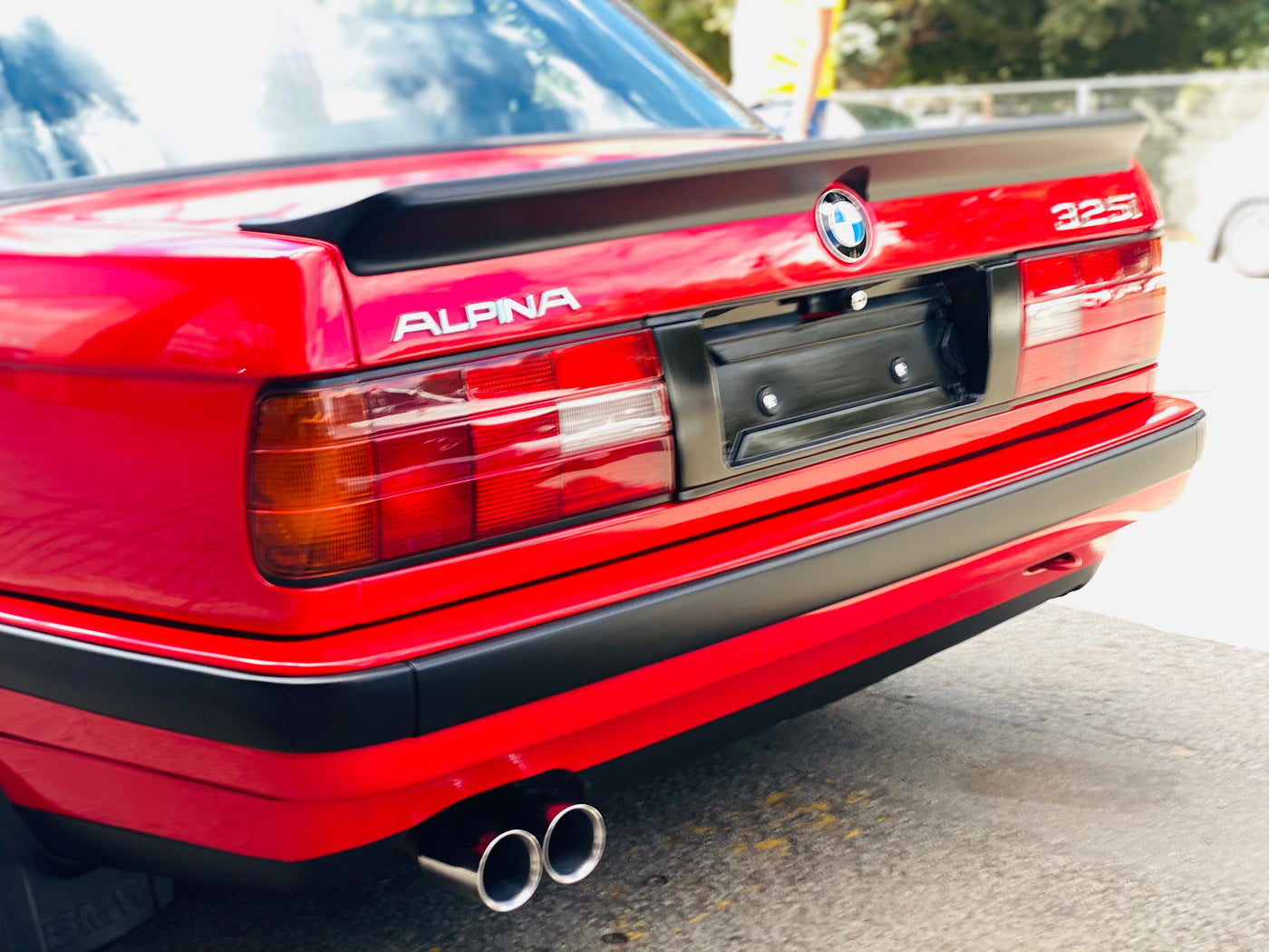 BM E30 M5 BOOT SPOILER