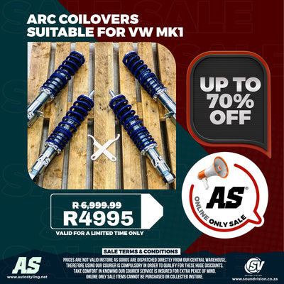 ARC COILOVERS SUITABLE FOR VW MK1