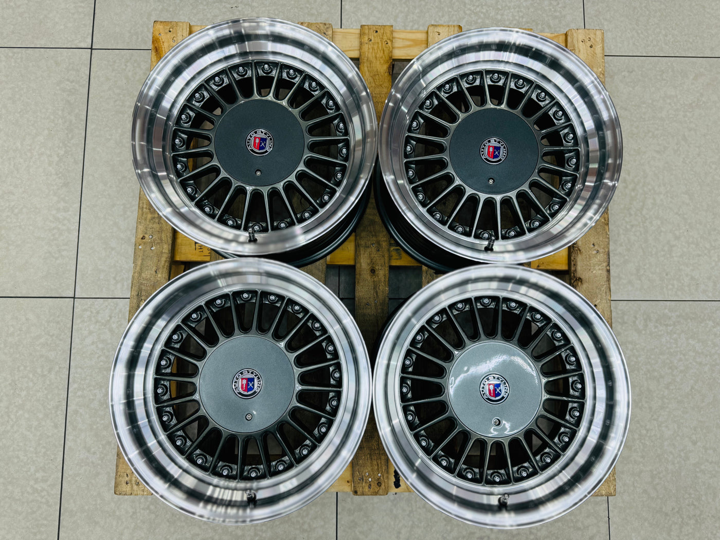 15” AS- ALPINA 4/100 & 4/114 wheels grey