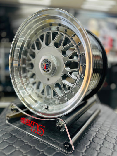 15” AS- 7499 4/100 4/114 silver wheels