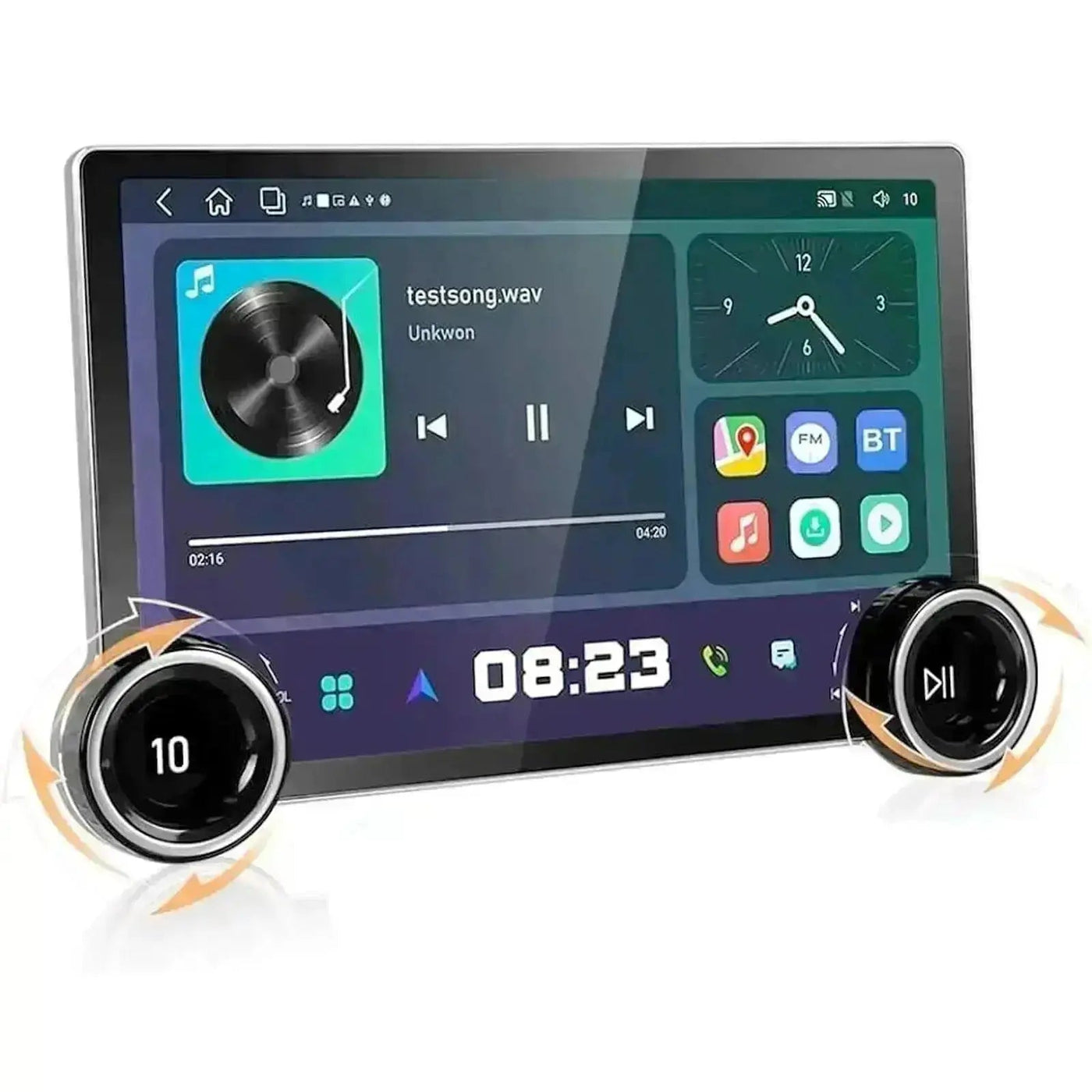 Diamond 2K - 11.5 Inch Dual Knob Android Multimedia Entertainment Unit -  Renault Clio (17-20)