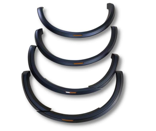 RANGER FX4 style MATT BLACK SLIM WHEEL ARCHES with reflector