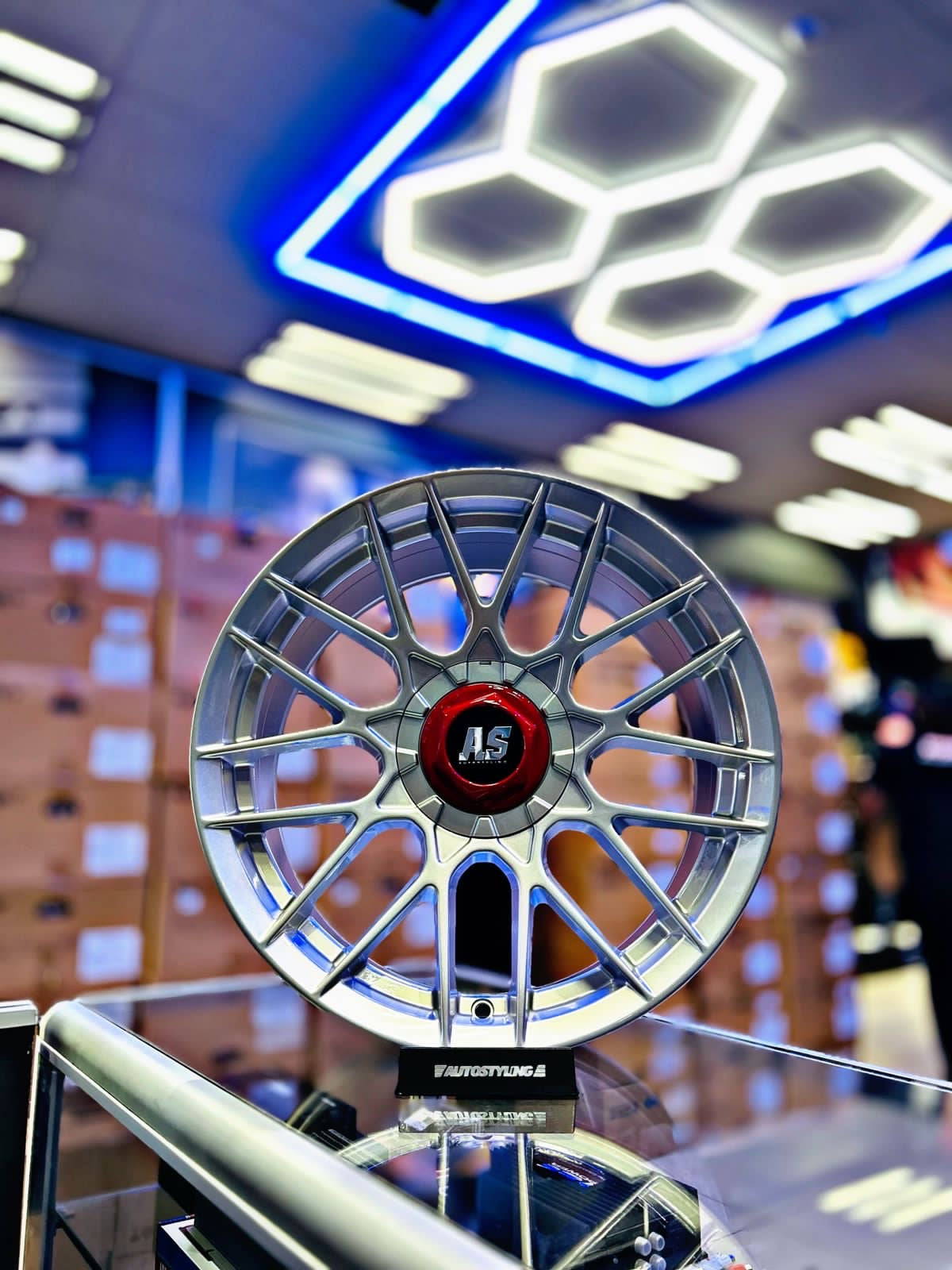 17” AS-RSE  CONCAVE 5/100 SILVER WHEELS