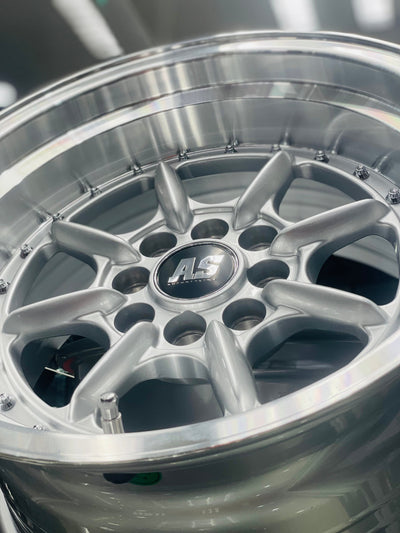 15” AS-7168 MINI LITES SILVER  4/100 4/108 wheels