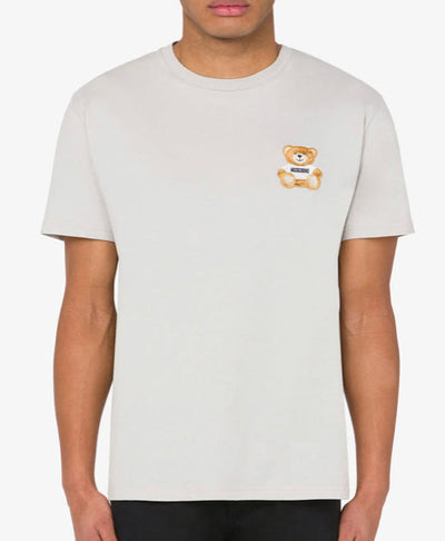 MOSCHINO TEDDY PATCH ORGANIC JERSEY T-SHIRT