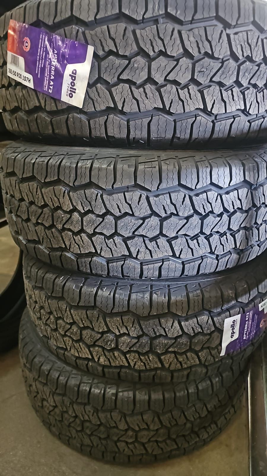 265/50/20 APOLLO APTERRA AT2 TYRES