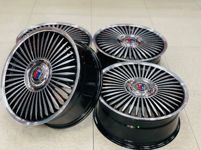 20” AS-ROLLS 5/112 BLACK MACHINE FACE