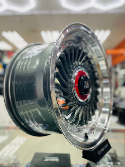 15” AS-SUPERFIN 4x100 & 4x114 GUNMETAL WHEELS