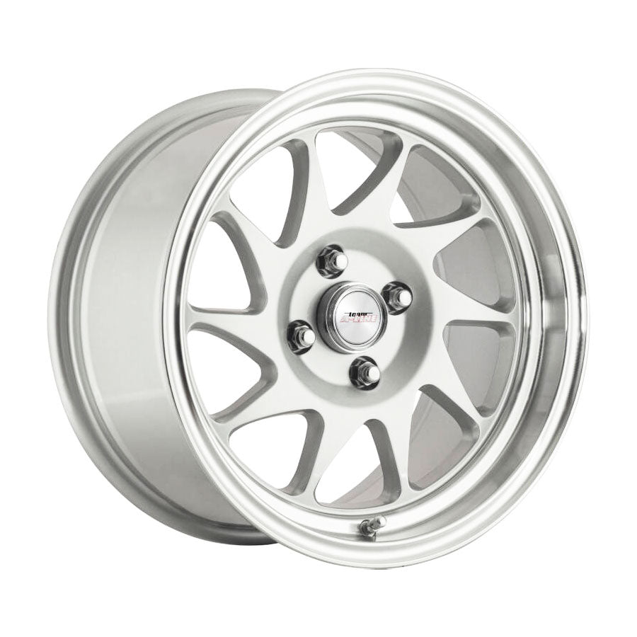 15″ A-LINE Raiden 4/100 Satin Silver Machined Lip Alloy Wheels