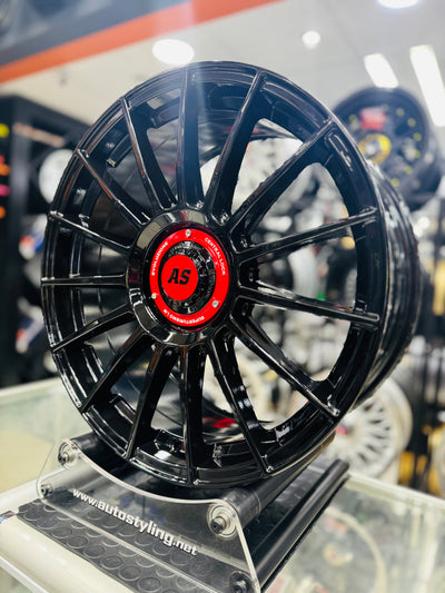 19” AS-SUPERTURISMO  5/112 & 5x100 multi PCD  GLOSS BLACK