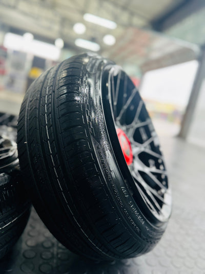 RIM & TYRE COMBO DEAL 15” RSE 4/100 & 4/114 + 165/50/15  COMFORSER TYRES  - BRAND NEW