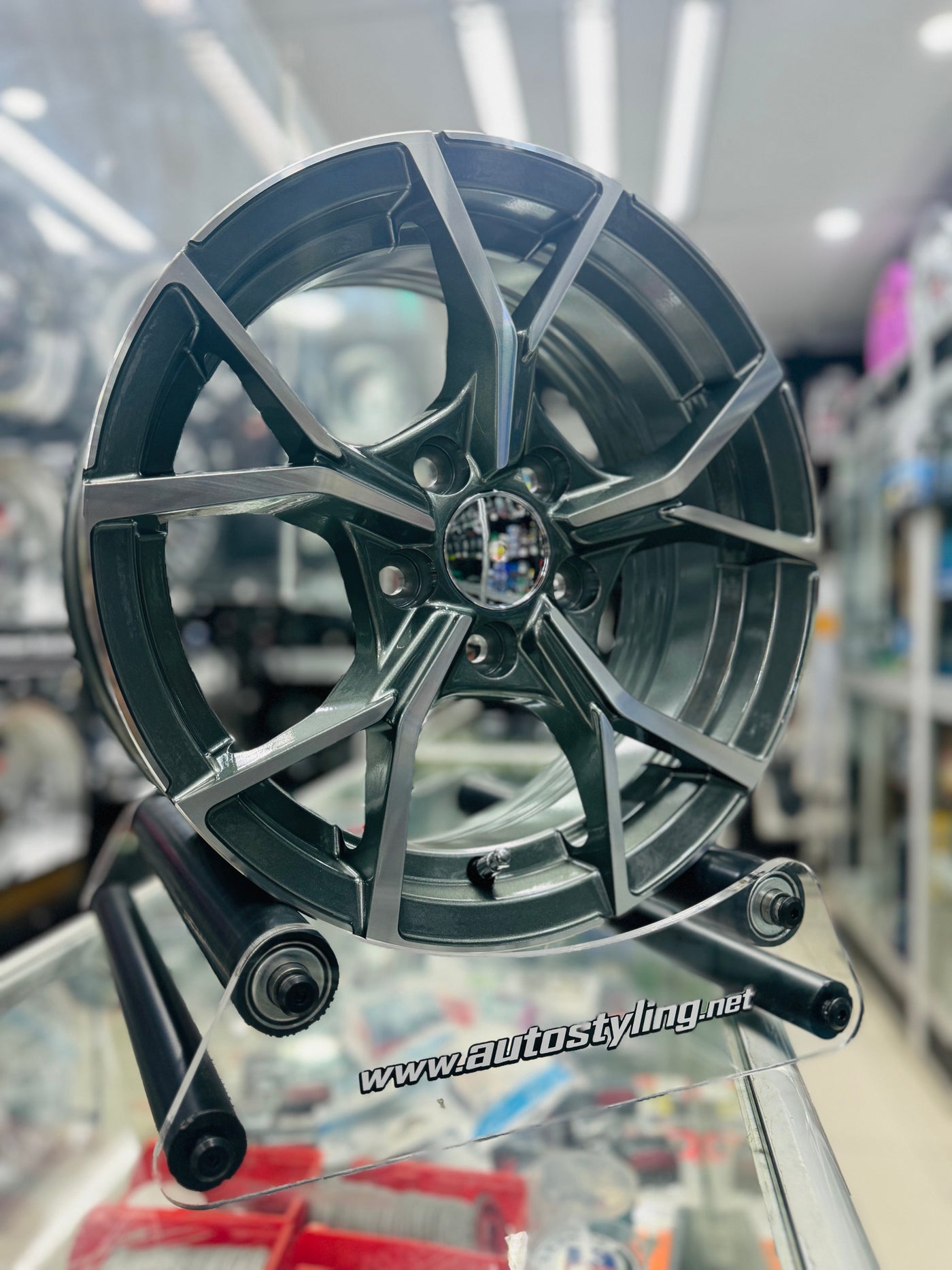 14” POLO M7050 MK8R gunmetal  5x100 RIMS