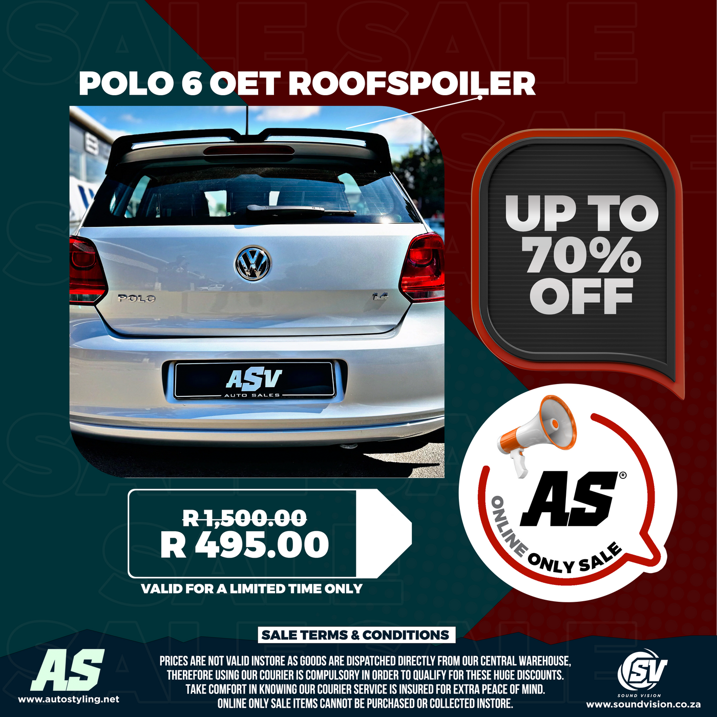 Polo 6 OET ROOFSPOILER