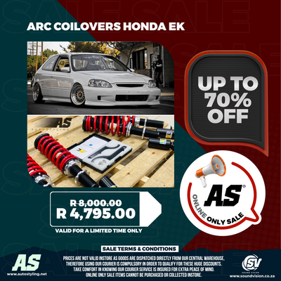 ARC COILOVERS HONDA EK