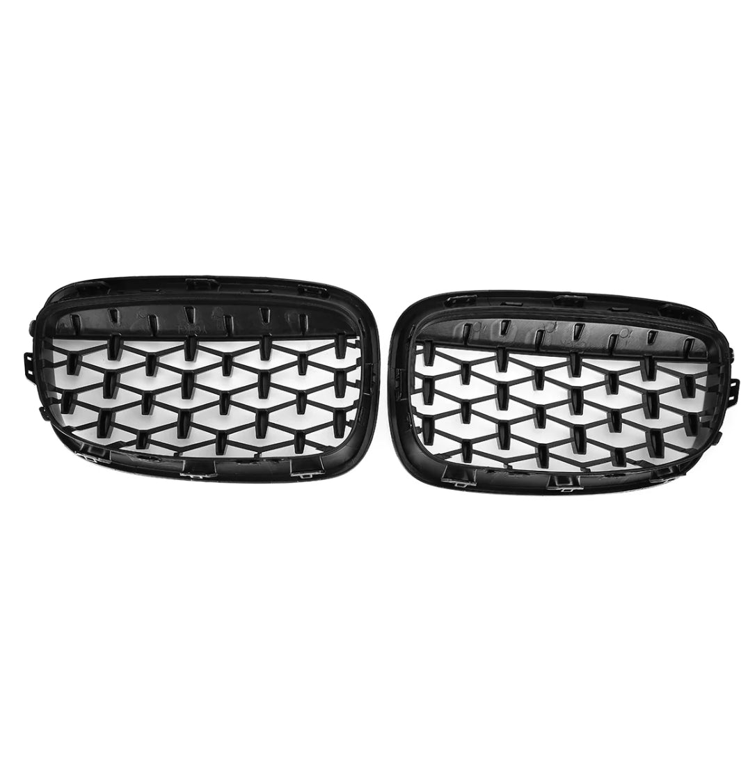 BMW F20/21 1 series   PRE FACELIFT MILLION STAR KIDNEY GRILLS  GLOSS BLACK
