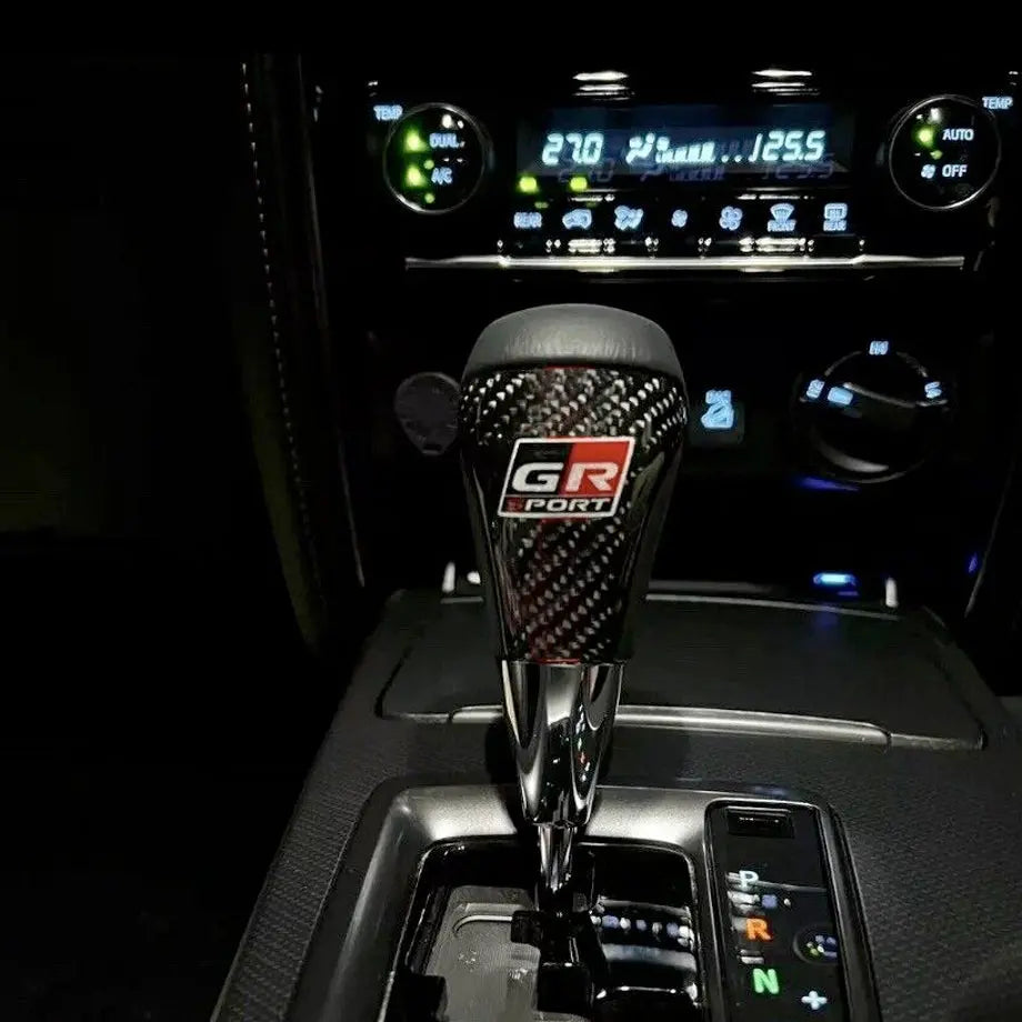 Toyota Hilux / Fortuner Carbon Fiber GR Sport Gear Knob (Automatic)