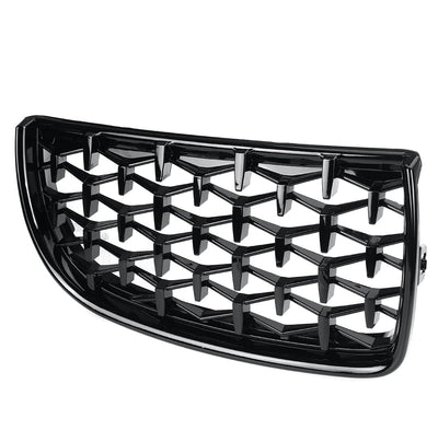 MILLION STAR KIDNEY GRILLS SUITABLE FOR BMW E90 05-08  GLOSS BLAC
