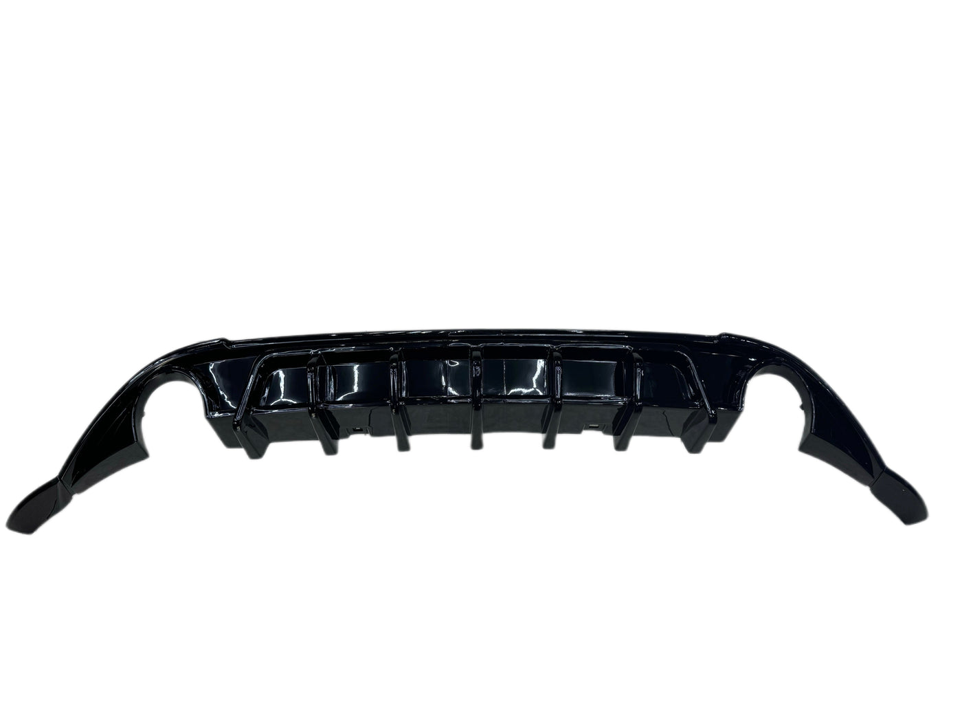VW GOLF 7 GTI AK REAR DIFFUSER GLOSS BLACK NO LED