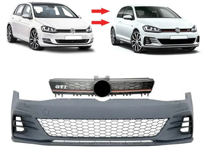 VW GOLF mk7 to mk7.5 gti BUMPER KIT UPGRADE