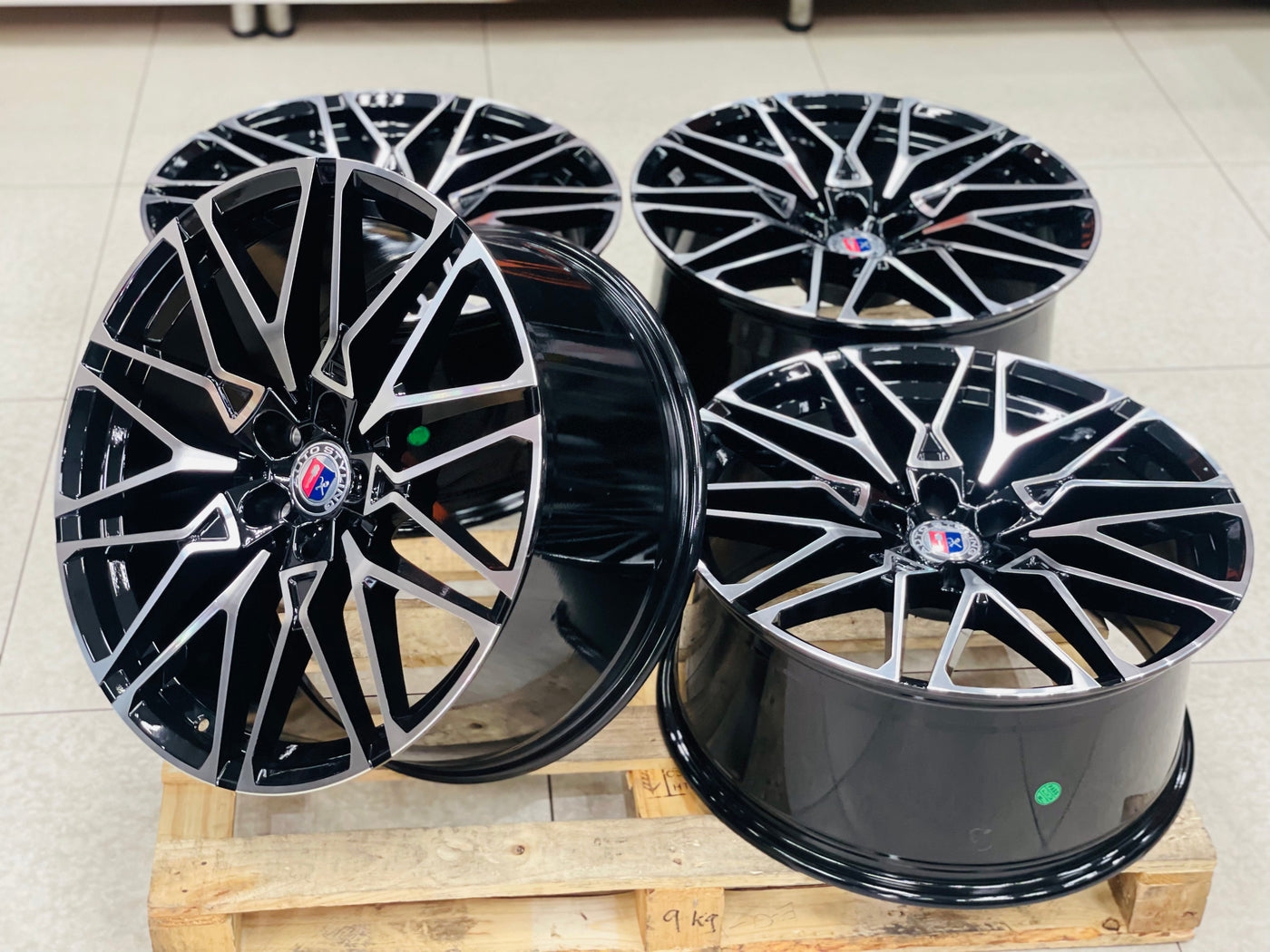 20” AS- BM X5 5063  5/120 BLACK MACHINE FACE