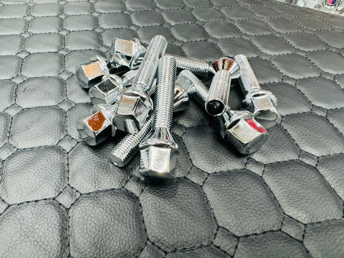 12X1.5 CHROME EXTENDED 50mm BOLTS